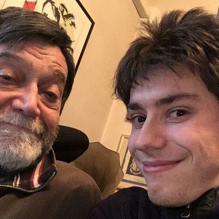 Roberto Petazzi con il figlio Federico