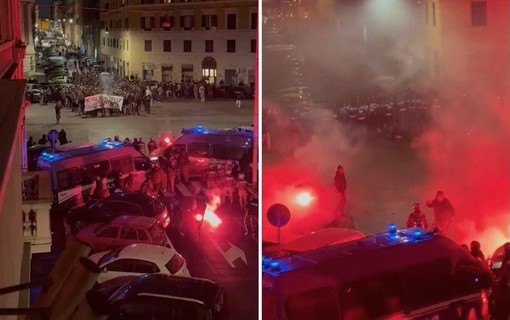 VIDEO. Corteo per Ramy a Roma, bombe carta contro poliziotti: 8 agenti feriti