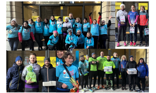 LE FOTO E I VIDEO. San Gaudenzio Run dei record: quasi 900 persone sfidano nebbia e freddo in Valle