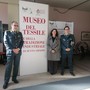 FOTO. Il comandante  provinciale della Guardia di Finanza, Crescenzo Sciaraffa, in visita al Museo del Tessile di Busto