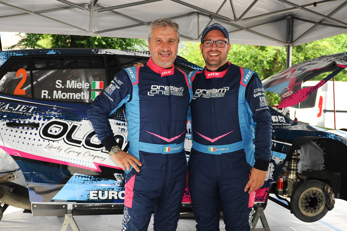 Simone Miele al via del Trofeo Italiano Rally