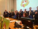 Renzo Oldani e i soci della Binda nella serata dei ringraziamenti a Villa Recalcati