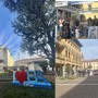 VIDEO. Piazza Trento Trieste uno spettacolo tra colori e musica. Ma che peccato via Cavallotti semideserta