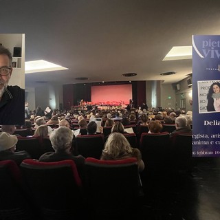 Il teatro a Capodanno: è dedicato alla memoria di Delia Cajelli. A sinistra Luca Galli