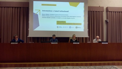 Alle Ville Ponti di Varese è stato illustrato il progetto Sistema Inclusione per favorire l'inserimento lavorativo di persone disabili anche attraverso un bando regionale