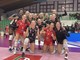 Settima vittoria di fila per la Futura Busto che festeggia anche il primato in classifica (foto in gallery di Loris Marini per Lega Volley Femminile)