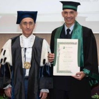 Università Tor Vergata, Dottorato Honoris Causa in Ingegneria Industriale a astronauta Walter Villadei